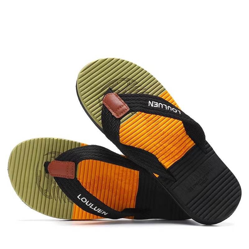 Men's Lightweight Non Slip Flip Flops for Beach