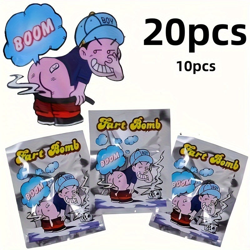 10pcs Puff Stink Fart Smelly Bombs Funny Prank Toys