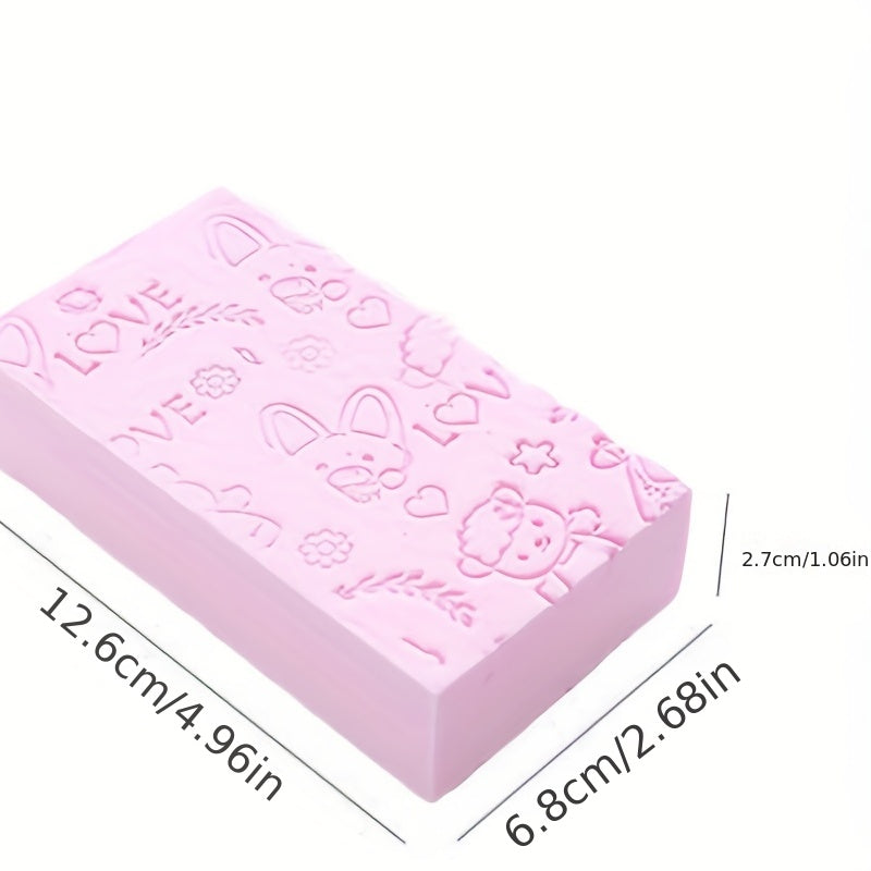 Baby Cartoon Painless Bath Sponge