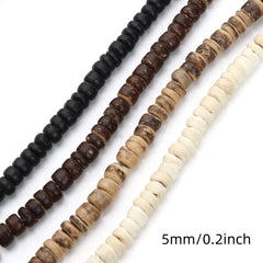 Round Wood Spacer Beads 5mm 300 Pcs for DIY Jewelry Making