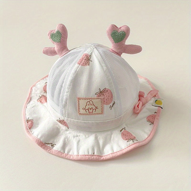 Summer Mesh Baby Bucket Hat Hand Wash