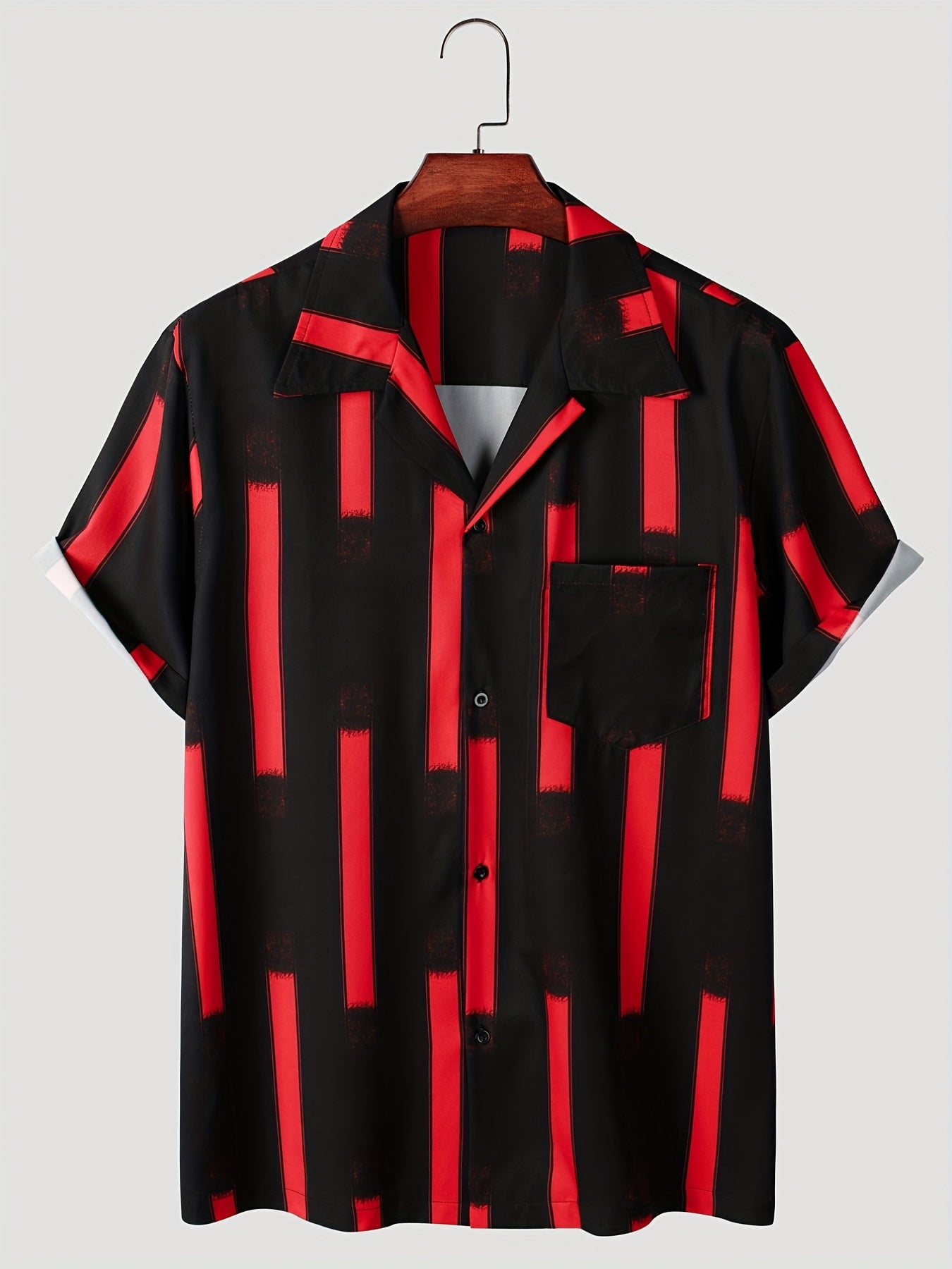 Men's Hawaiian Shirt Casual Button Up Short Sleeve for Summer Vacation