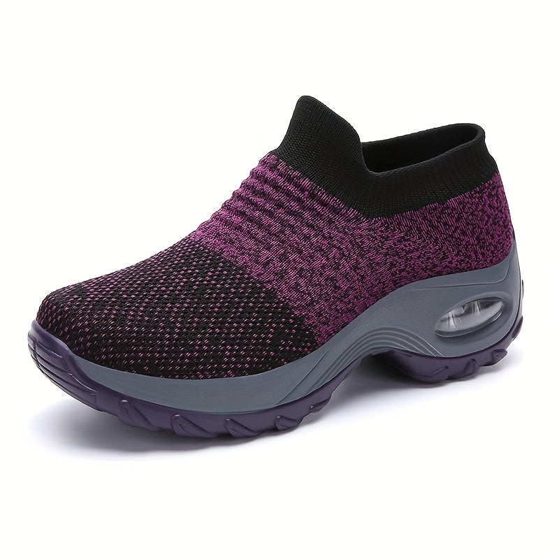 Women's Breathable Slip On Sneakers Low Top Comfort Shoes