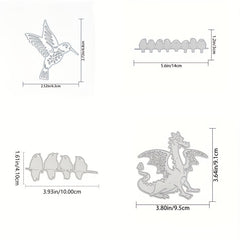 Birds Metal Cutting Die Scrapbook DIY Albums Embossing Stencils