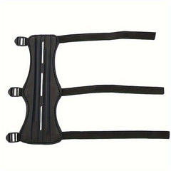 Adjustable Archery Arm Guard 3 Straps Safety Gear