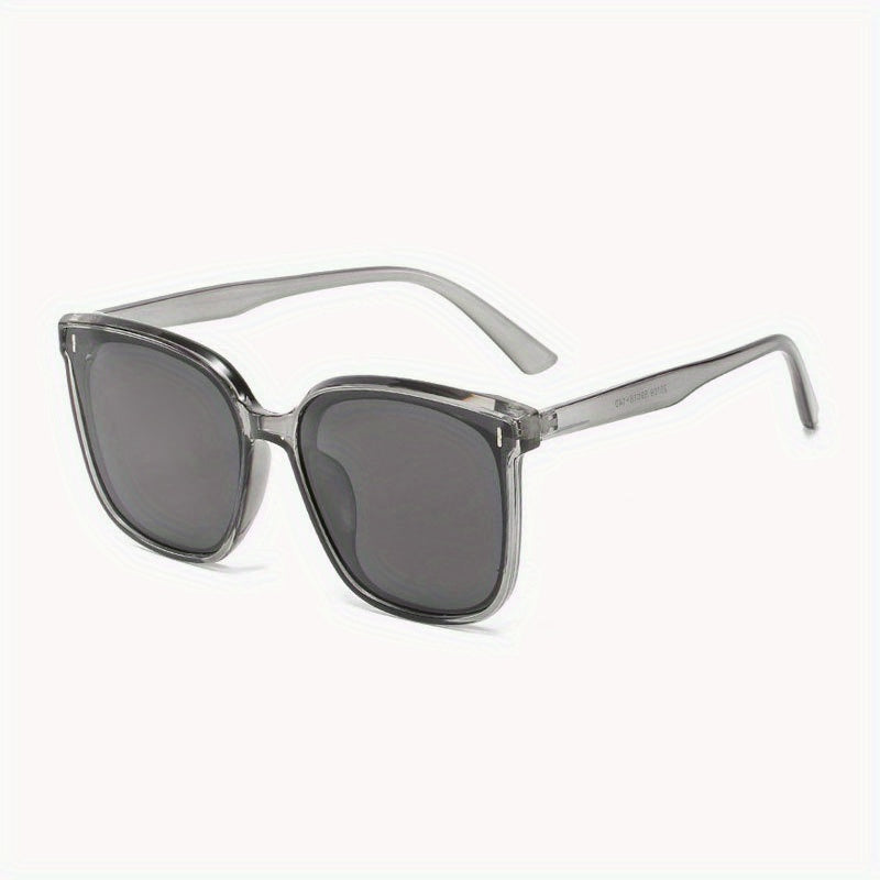 Square Frame Sunglasses for Women Men Rivet Decor Glasses UV400