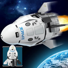 Space Station Assembly Toys Aviation Model Building Blocks