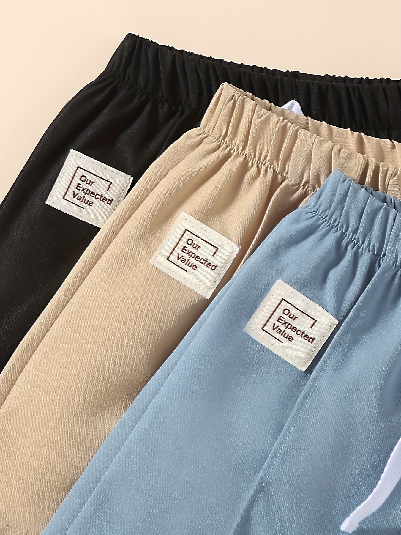 3pcs Boys Creative Quick Drying Shorts for Summer