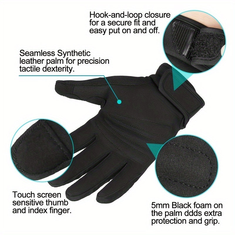 Non slip Outdoor Cycling Gloves Breathable Full Finger Touch Screen Gloves