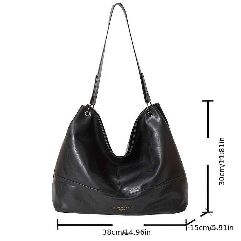 Hobo Bag Women's Large Tote Vintage PU Leather Crossbody Bag