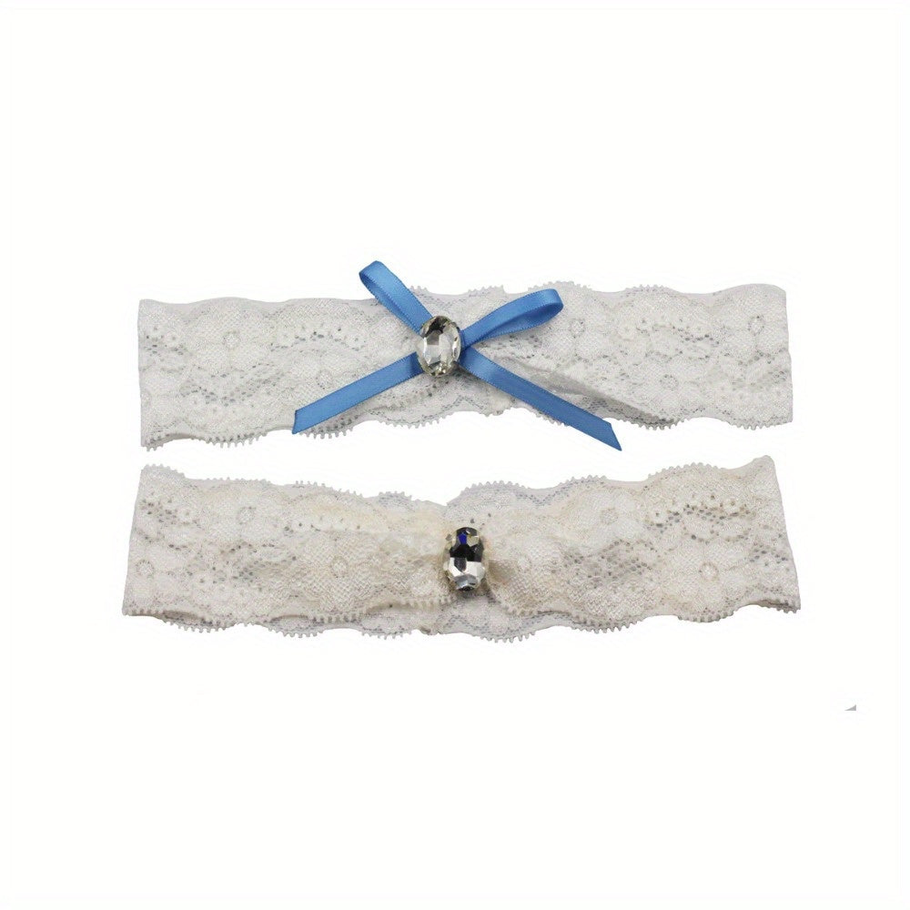 Bridal Bowknot Leg Wrap Elastic Garter Thigh Jewelry Wedding Accessories