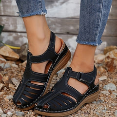 Women's Platform Sandals Ankle Strap Sports Slides