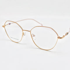 Retro Polygonal Frame Anti Light Glasses For Men Metal Frame