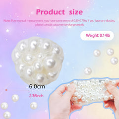 Grape Noisy Squishy Ball for Adults and Kids