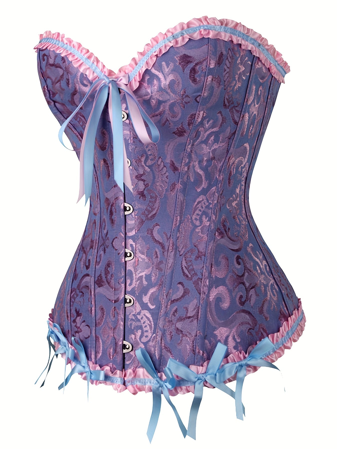 Strapless Corset Bustier Lace Up Body Shaper Women's Lingerie