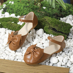Bowknot Sandals Girls Lightweight Dress Shoes Party Wedding