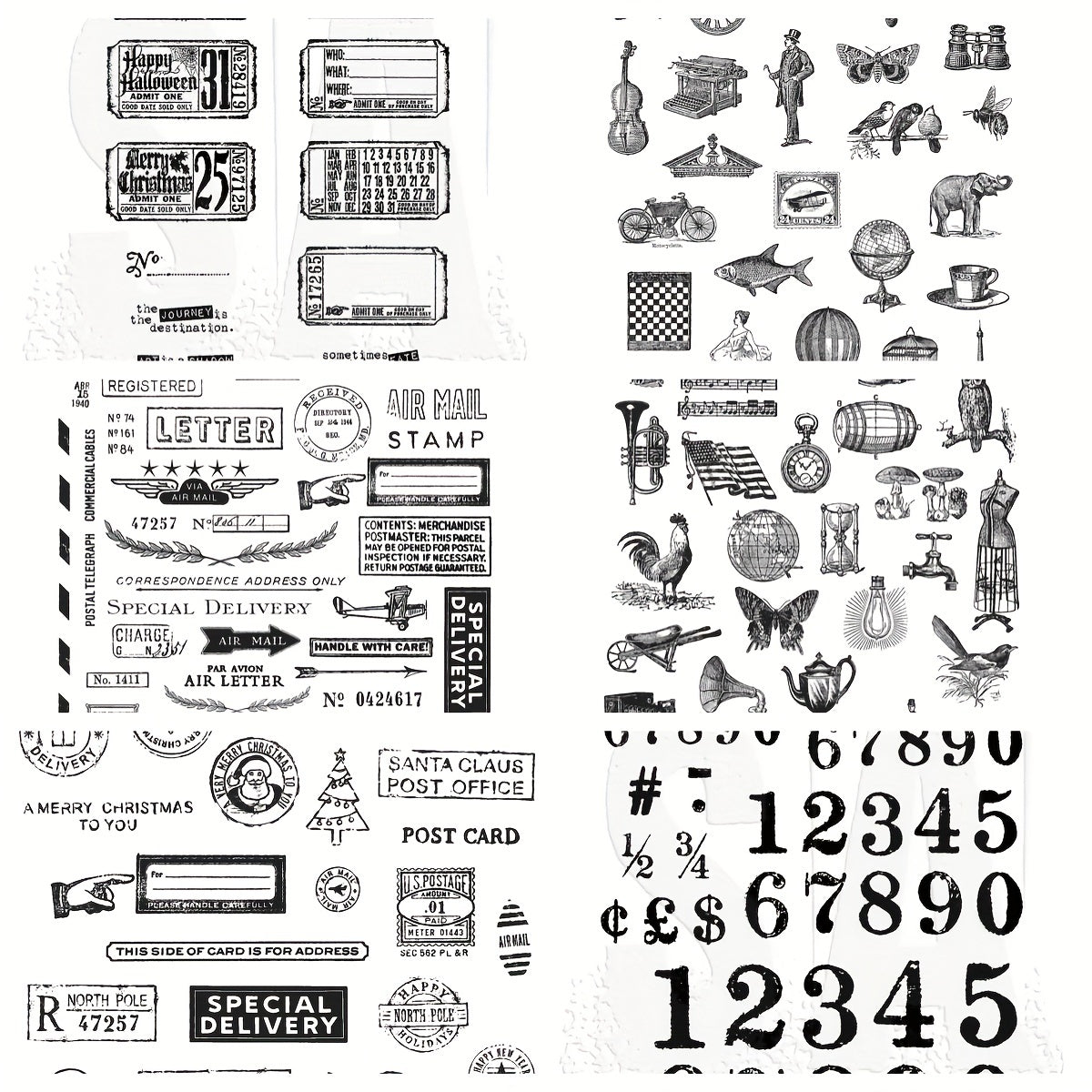 1pc Ancient Stamps Scrapbooking Paper Craft Punch Art Die