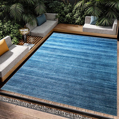 Striped Cashmere Floor Mat for Living Room and Bedroom