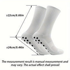 Breathable Non-slip Mid-calf Socks for Running Training Fitness