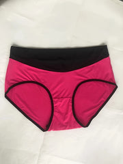 3 Pack Plus Size Colorblock High Waisted Briefs Set