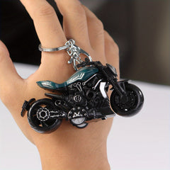 Creative Motorcycle Toy Model Keychain Key Ring Birthday Gift For Men