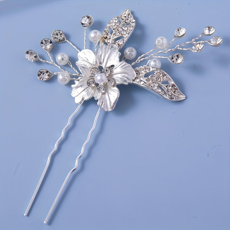 Rhinestone Bridal Wedding Hair Pins Rhinestone Hair Clips Accessories