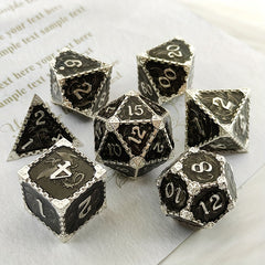 Metal Polyhedral Dice Set for D&D MTG RPG