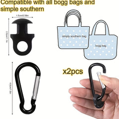 2pcs Key Holder Buckle Bag Insert Carabiner Key Chain Charm