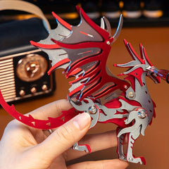 Dragon Model Kit Metal Puzzle Mechanical Dragon Assembly Toy DIY Craft Hobby Kit