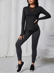 Women's Quick Drying Mesh Sports Top for Yoga & Workout
