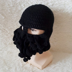 Funny Octopus Knit Hat for Fall Winter Outdoor