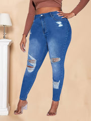 Women's High Rise Stretch Skinny Jeans