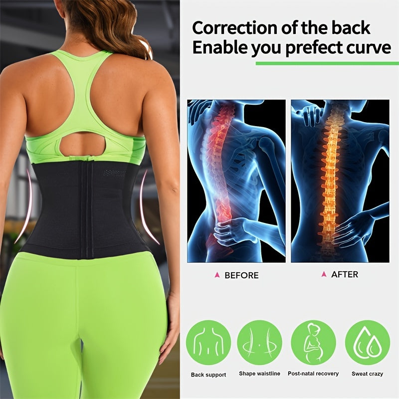 Adjustable Hourglass Waist Trainer Slimming Cincher Metal Boning