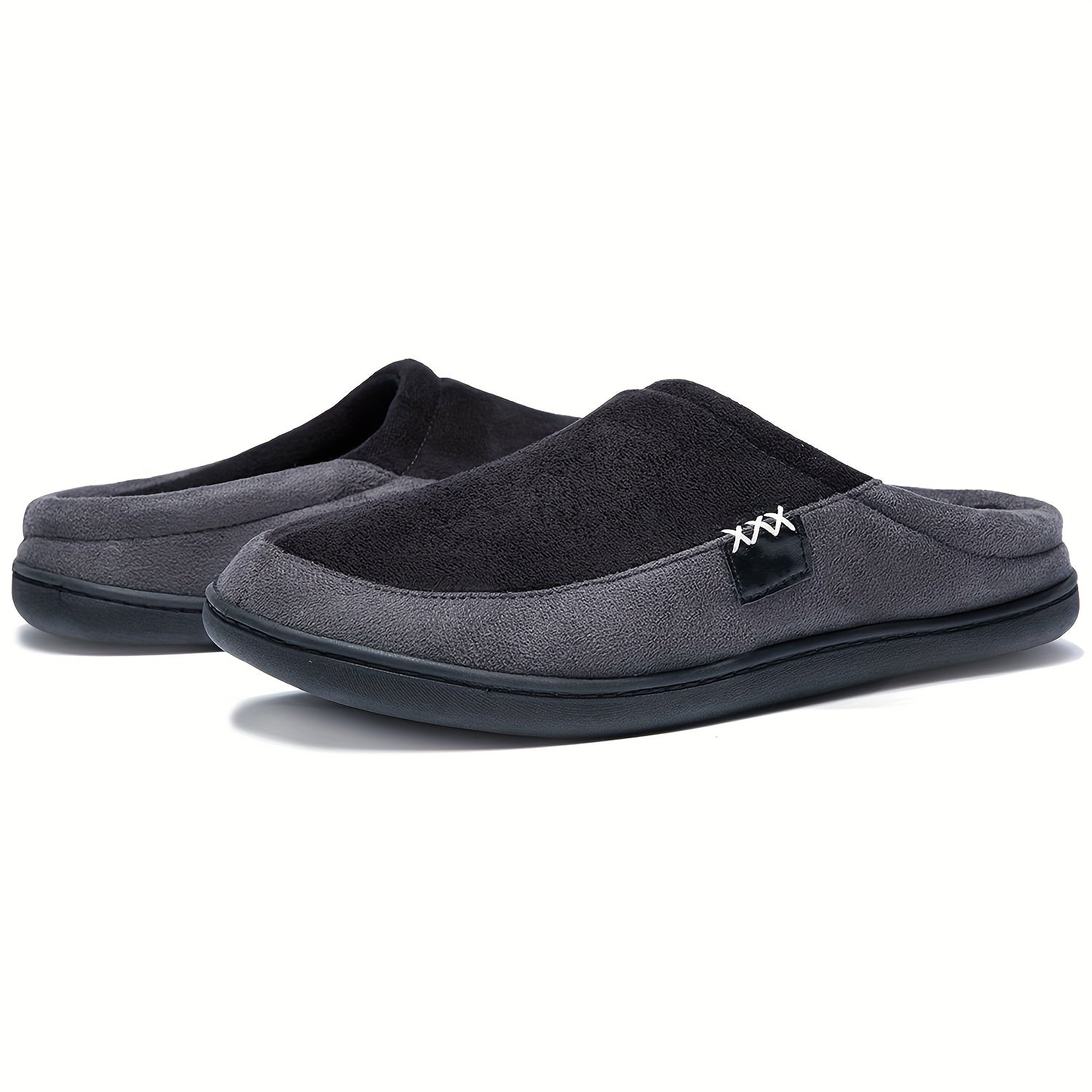 Men's Warm House Shoes Comfy Non Slip Home Shoes Winter