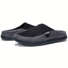 Men's Warm House Shoes Comfy Non Slip Home Shoes Winter
