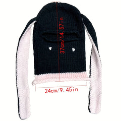 Rabbit Knit Beanie Cartoon Balaclava Windproof Ski Mask