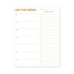 Meal Planner Notepad for Refrigerator - 52 Sheets Magnetic Organizer