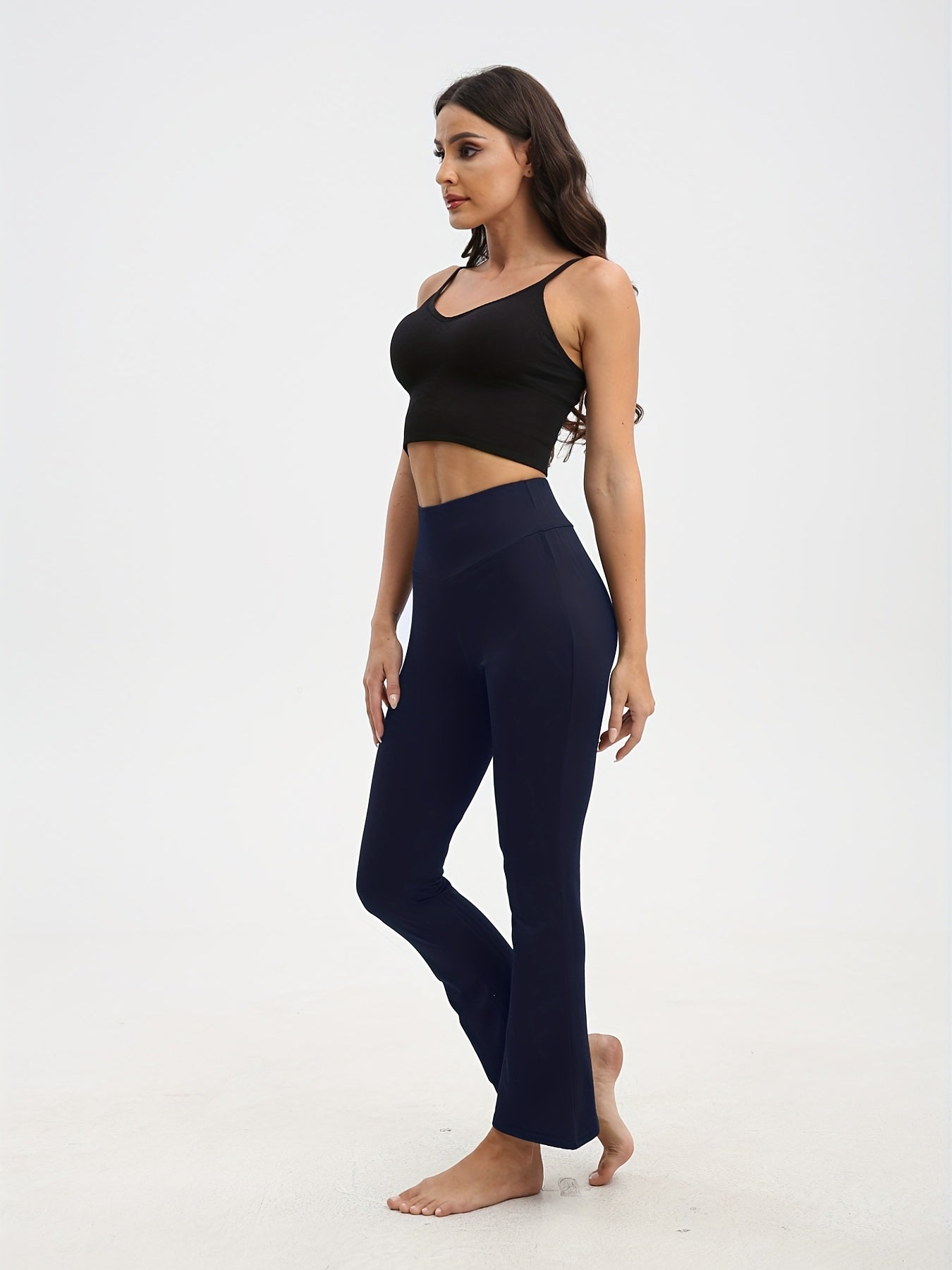 Yoga Sports Flare Leggings High Stretch Bootcut Pants Women's Activewear