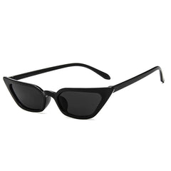 Small Cat Eye Sunglasses Vintage Skinny Frame Y2K Shades