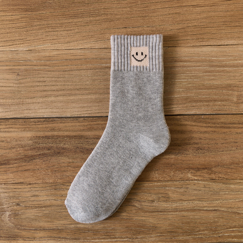 Smiling Face Socks Ankle Novelty Funny Socks For Womens Socks