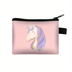 Cartoon Unicorn Coin Purse Girls Gift Coin Bag