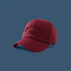 Embroidery Baseball Cap Peaked Cap Duck Tongue Cap For Couple