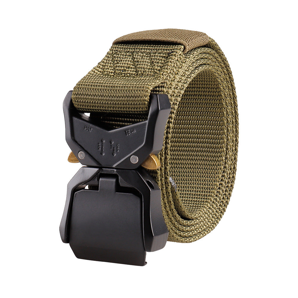 Men's Tactical Belt Quick Release Military Hiking Outdoor