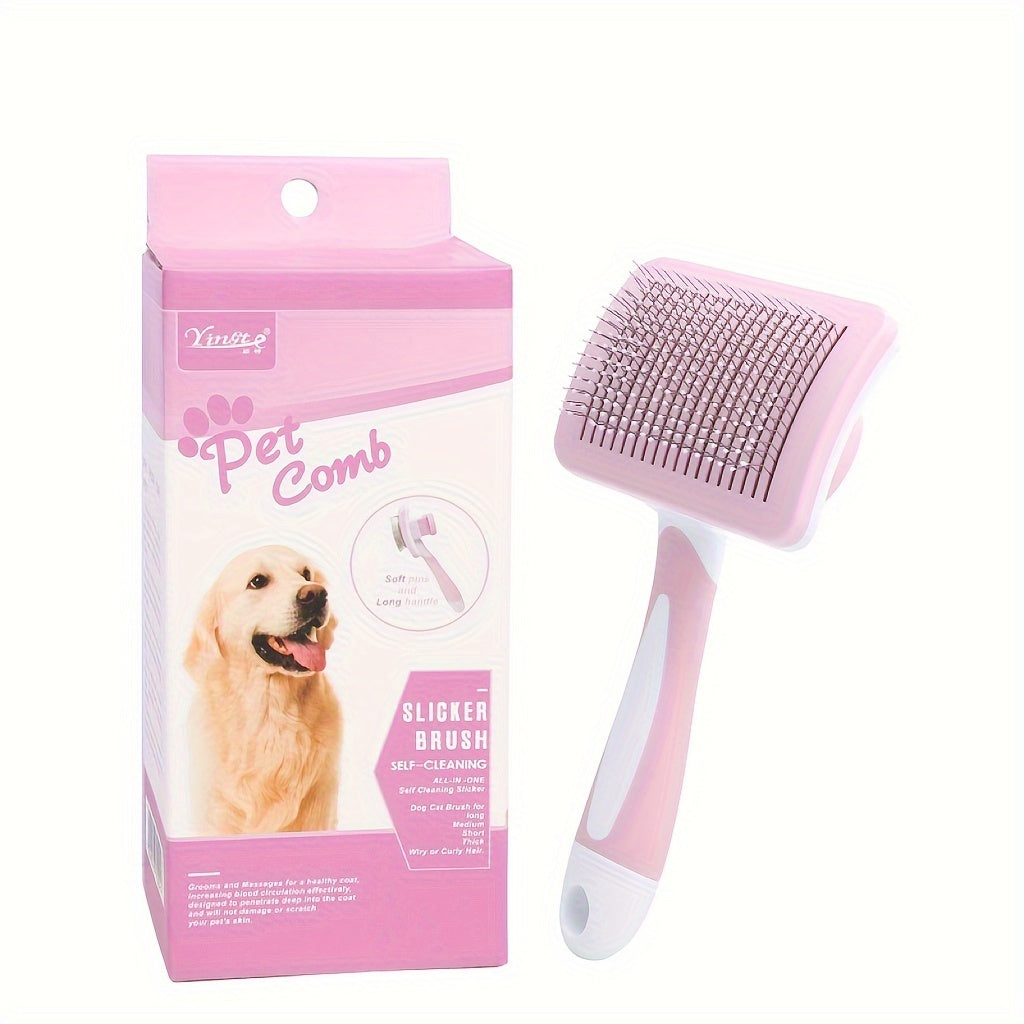 Pet Dematting Comb Hair Removal Comb Cat Grooming Tool