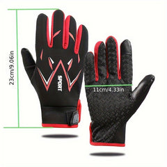 Outdoor Cycling Sports Gloves Touch Screen Full Finger Warm Gloves