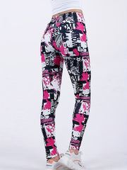 Women's Printed Yoga Pants High Waist Leggings