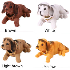 Fun Nodding Puppy Car Dashboard Toy Random Shaking Head Dog Figurine