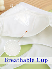 3pcs Seamless Sports Bras Breathable Running Workout Tank Bra