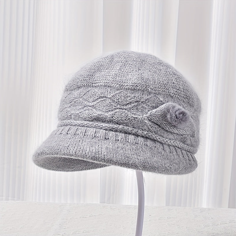 Women's Knitted Bucket Hat Winter Warm Headwear Gift For Mom
