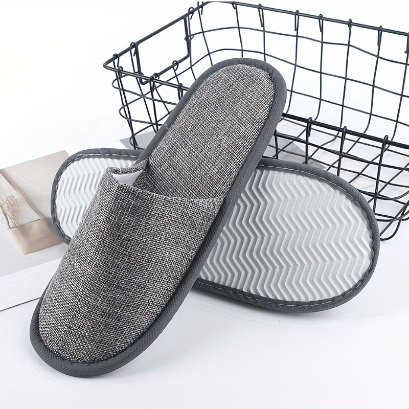 Home Linen Disposable Slippers Closed Toe Easy Pack